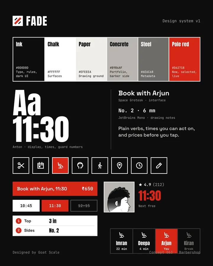 Fade: Design system