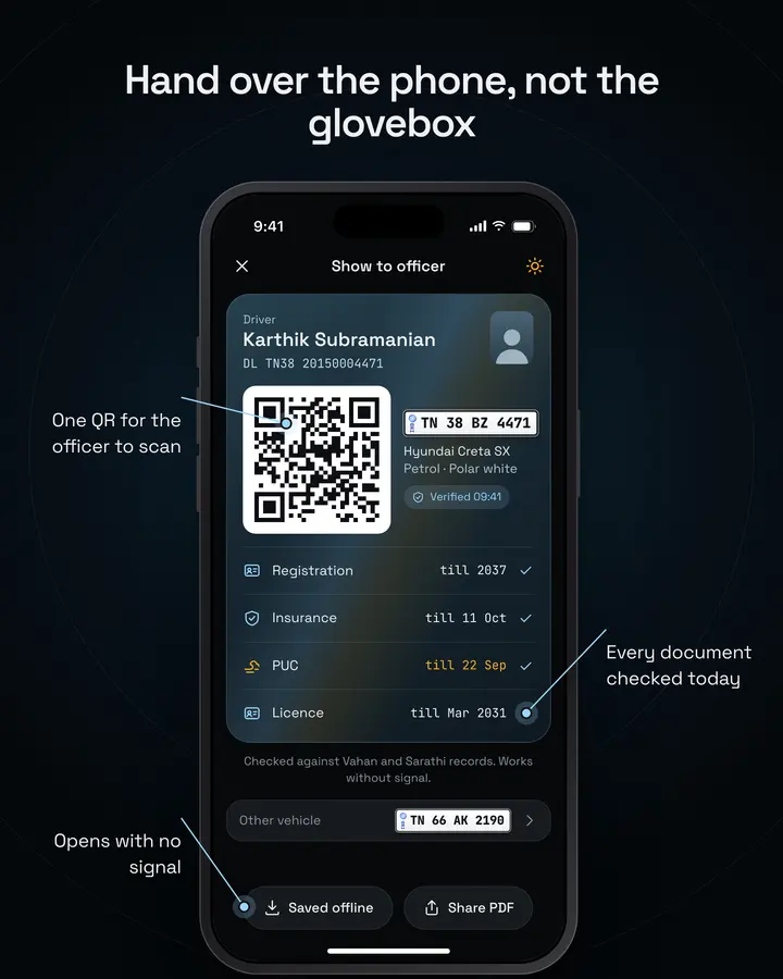Glovebox: Show police