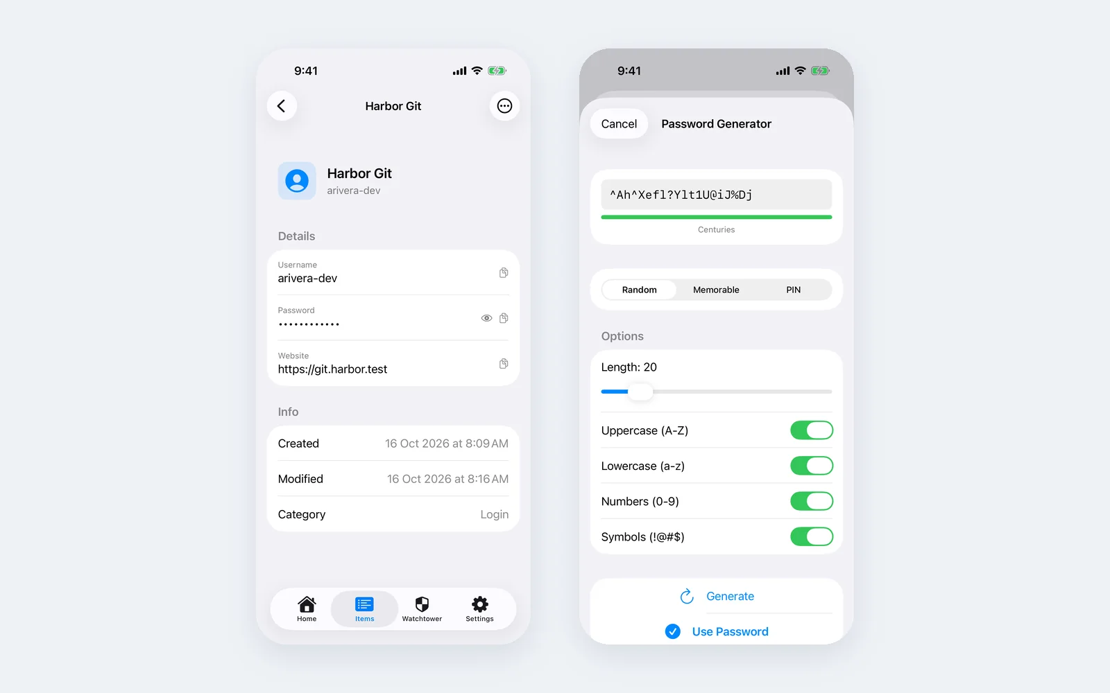Passly: A login and the password generator