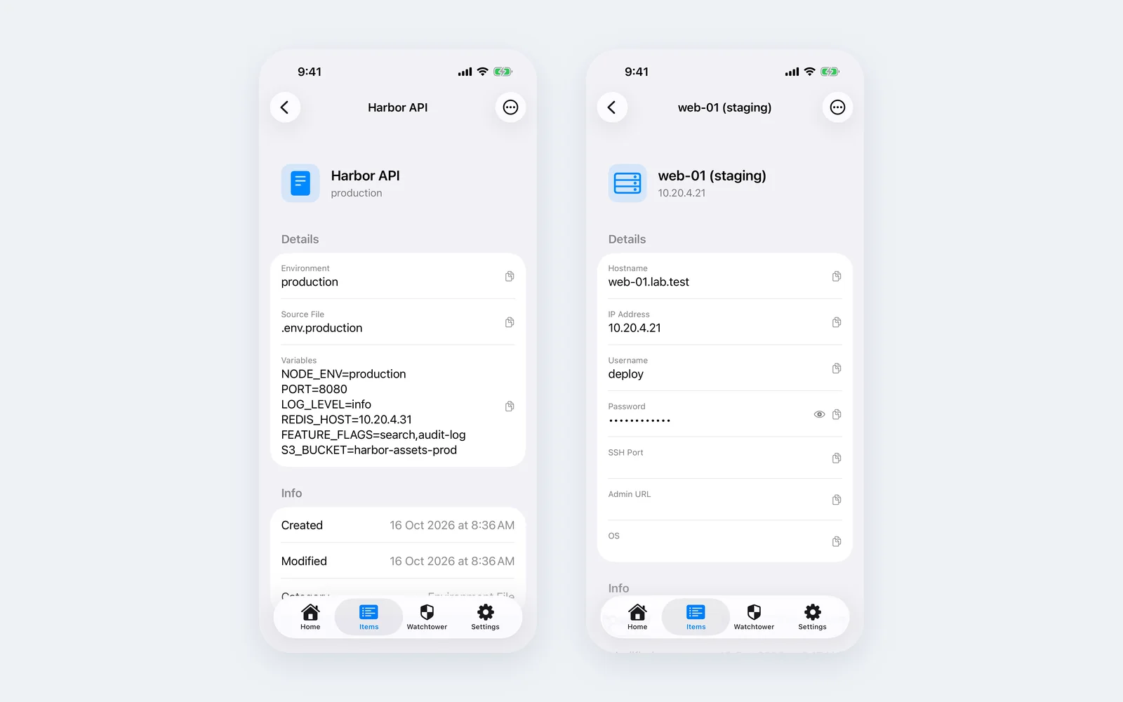 Passly: An environment file and a server