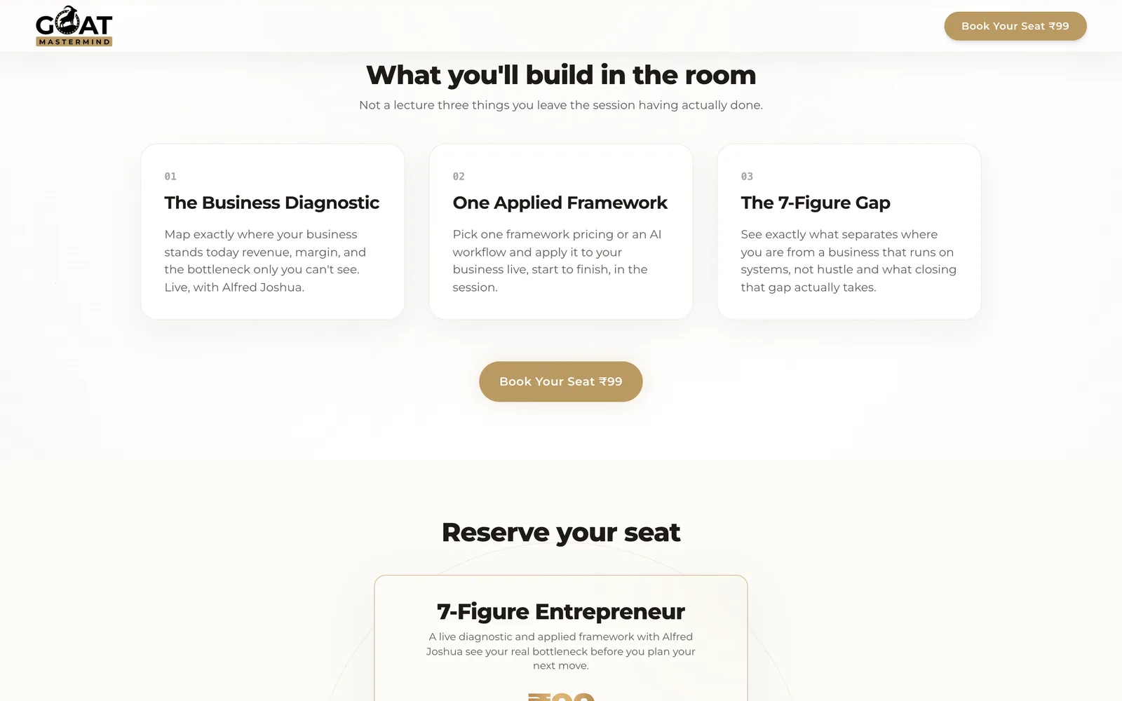 Become a 7-Figure Entrepreneur: What you'll build in the room