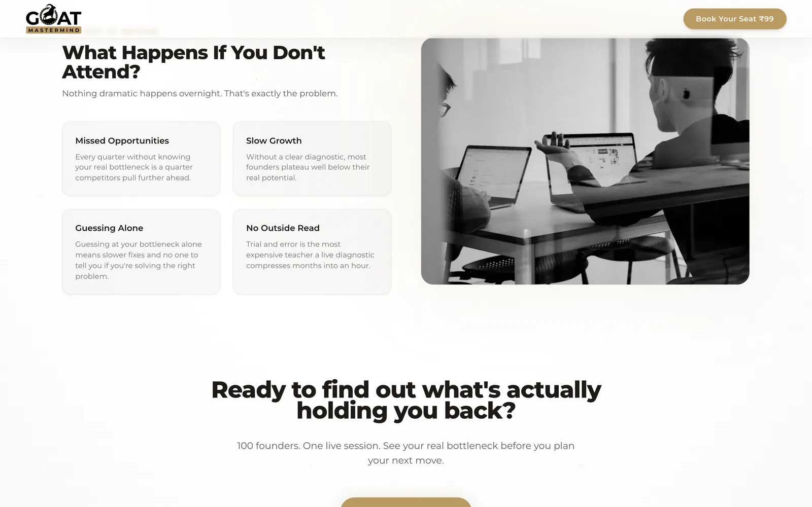 Become a 7-Figure Entrepreneur: What happens if you don't attend?