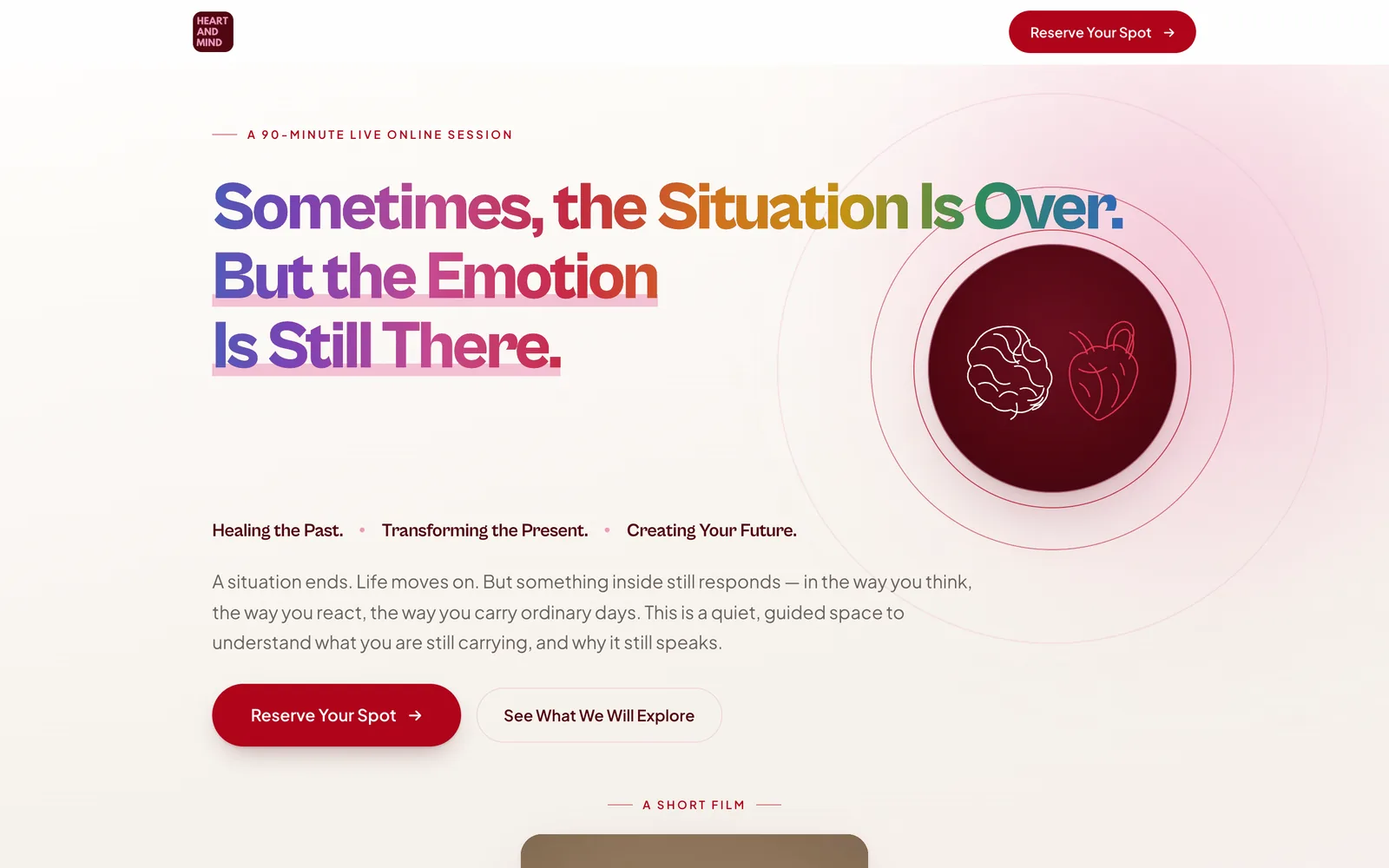 Screenshot of Heart & Mind