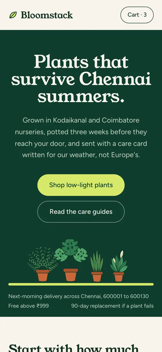 Bloomstack on a phone