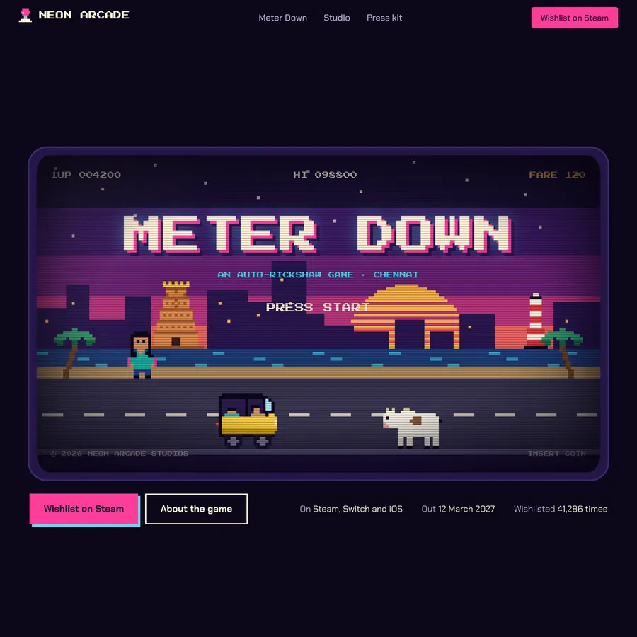 Neon Arcade poster