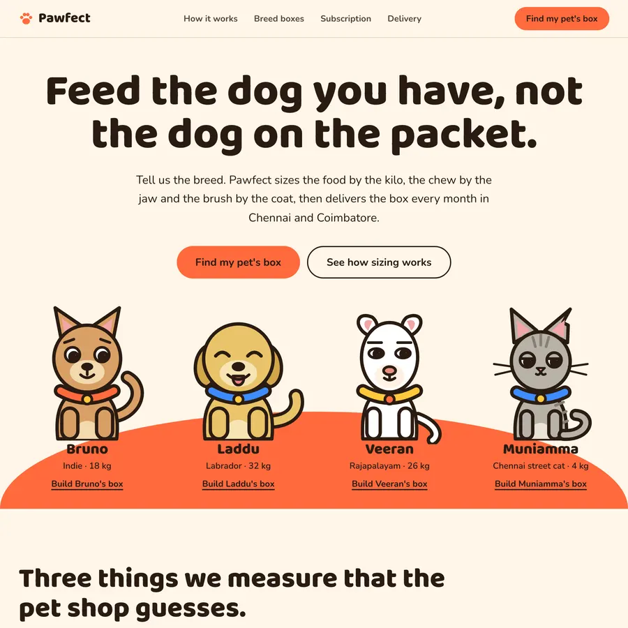 Pawfect poster