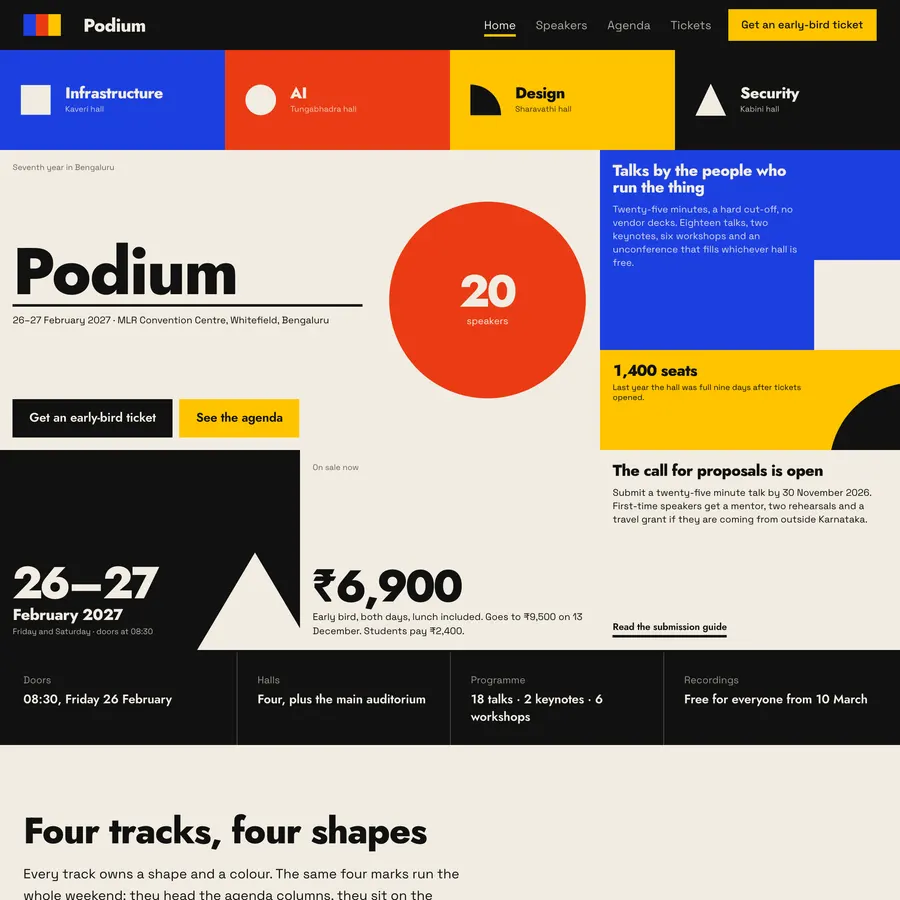 Podium poster