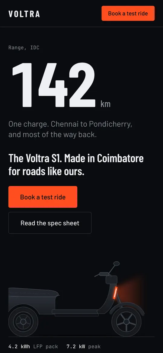 Voltra on a phone